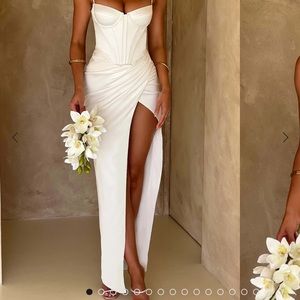 Babyboo white dress- Despina Maxi Dress